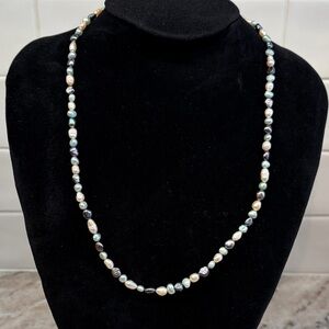Freshwater Pearl Necklace Multicolor 20”